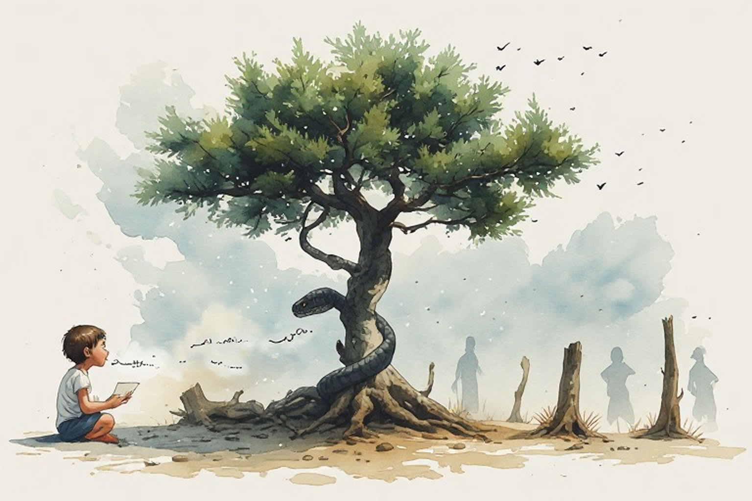 Message in the Sea Waters - By Zouheir Shalabi